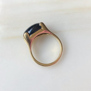 Anillo ovalo ónix