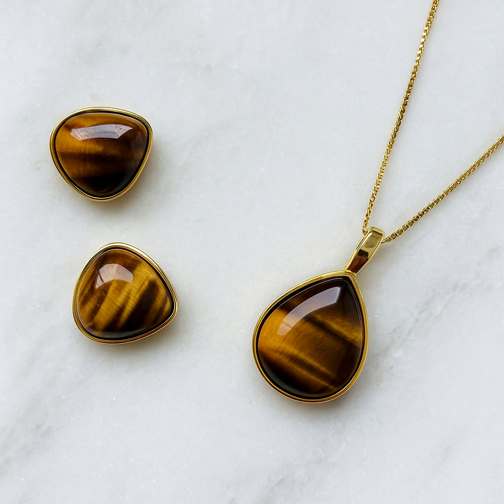 Juego lágrima ojo de tigre