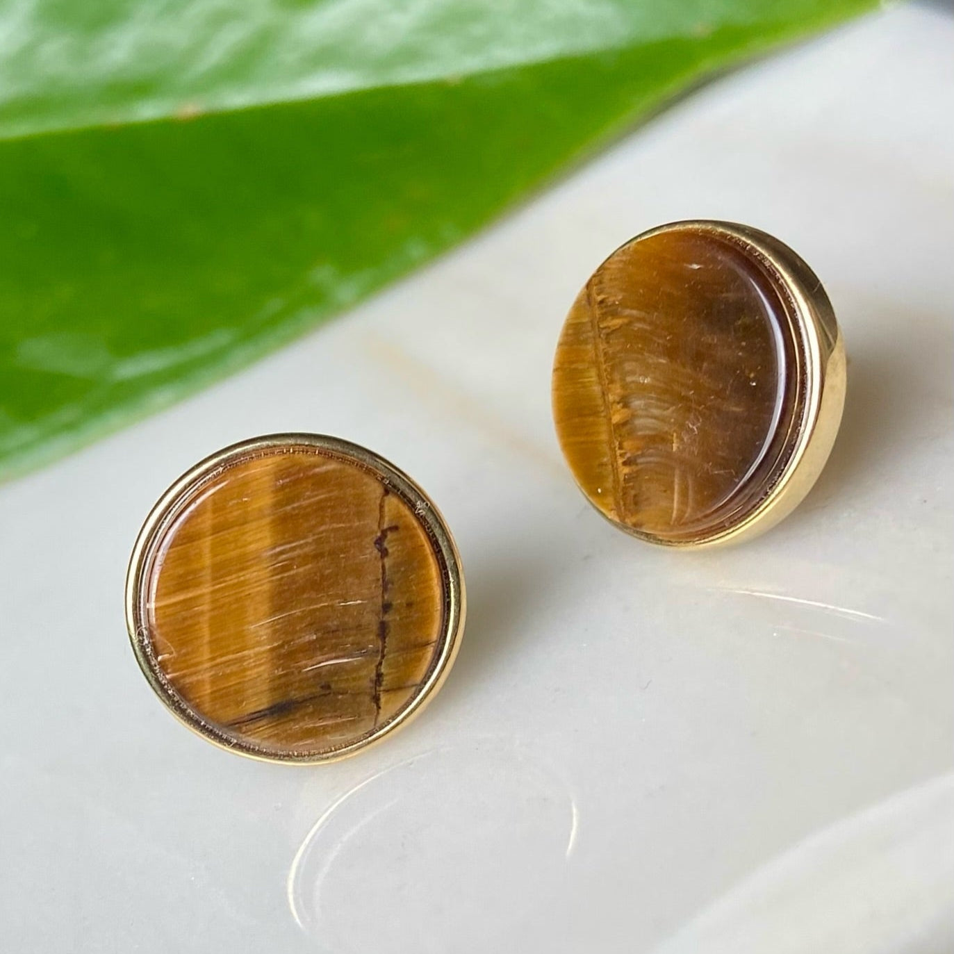 Aretes ciclo Ojo de tigre