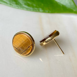 Aretes ciclo Ojo de tigre