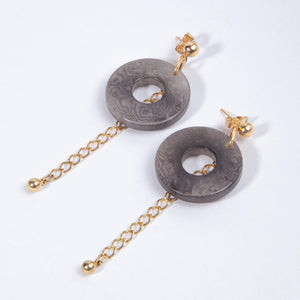 Aretes largos moon