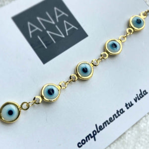 Pulsera ojos turcos