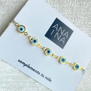 Pulsera ojos turcos