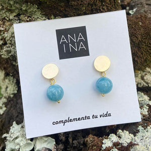 Aretes espejo angelita