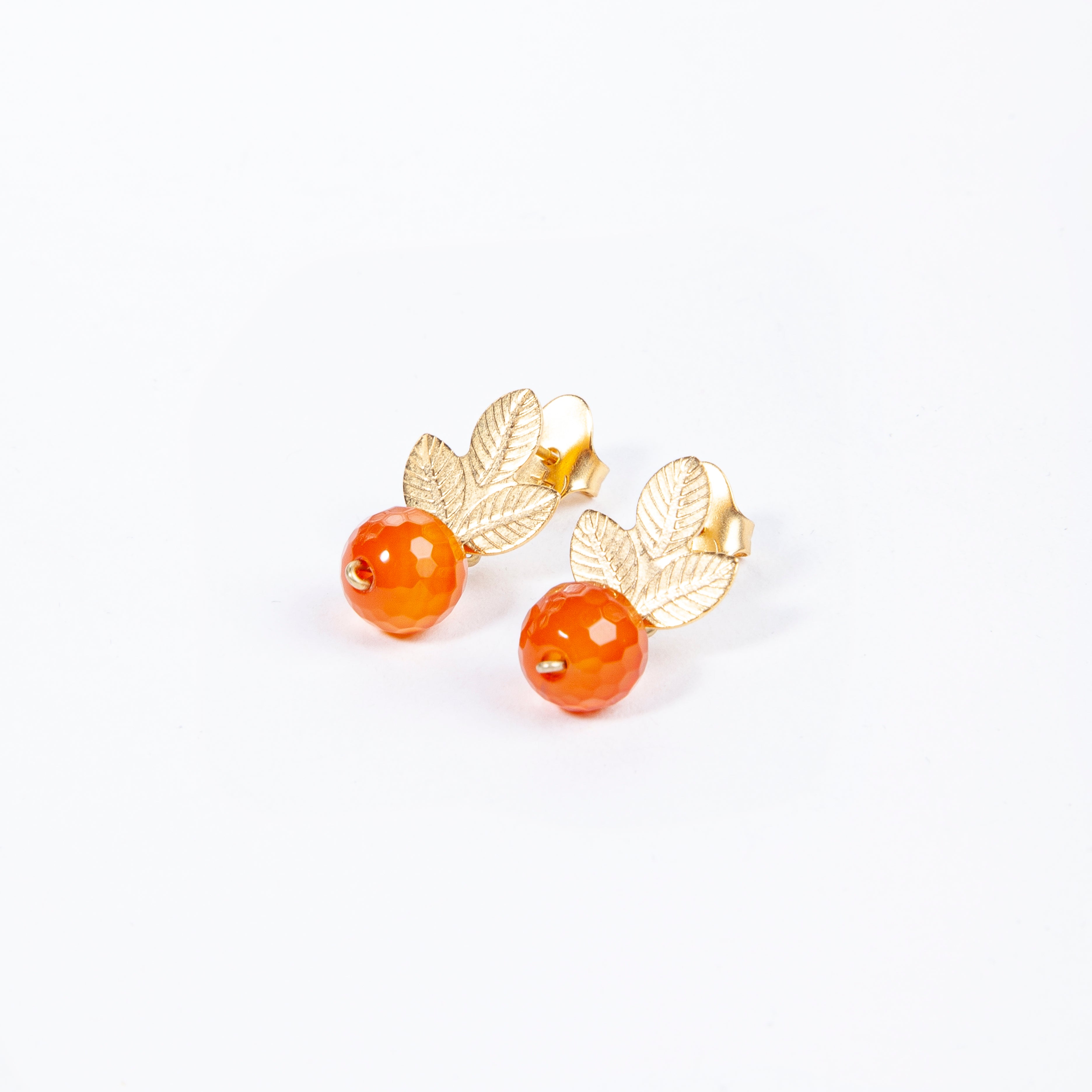 Aretes rama naranja