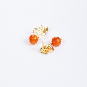 Aretes rama naranja