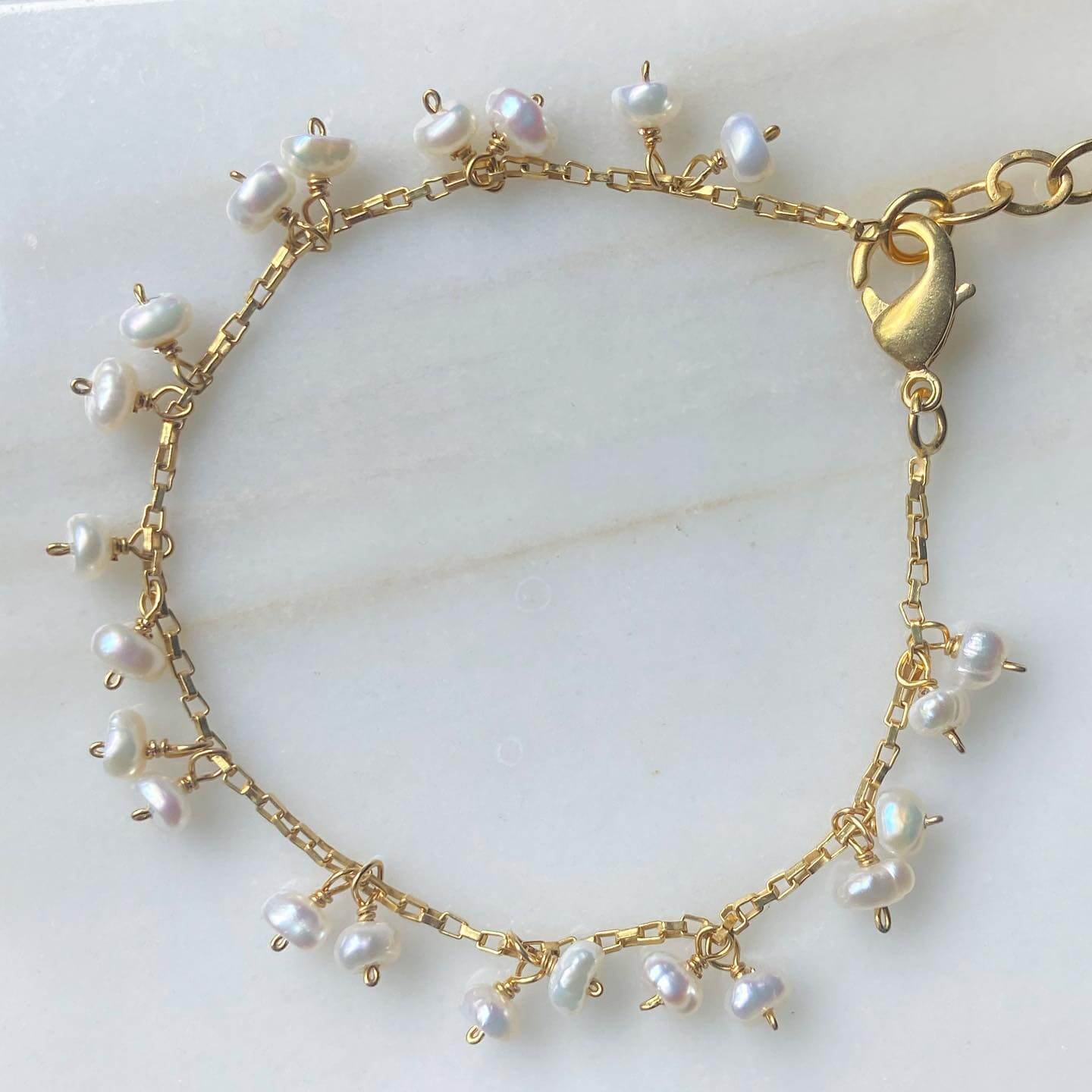 Pulsera duos de miniperlas